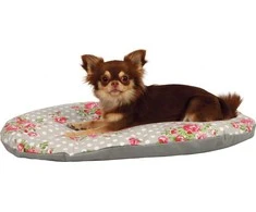 Trixie Rose Cushion, 64 × 41 cm, pilka