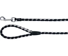 TRIXIE Cavo pavadys, S-M 1m/12mm, juodas/grafito