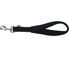 Trixie Premium trumpas pavadėlis - Juodas 2,5 cm M-XL