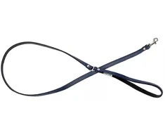 Trixie Smycz sk�rzana šuniui, tamsiai mėlyna/juoda, M-L, 20mm/120cm