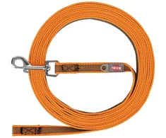 Trixie Smycz treningowa, šuniui, guminė, S–M: 5 m/15 mm, oranžinė (TX-197880)