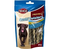 Trixie PREMIO Sushi Twisters skanėstai šunims pynutės iš žuvies, 60g