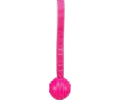 Trixie Soft &amp; Strong kamuoliukas na pasku, žaislas, šuniui, rožinė, TPR, 29 cm