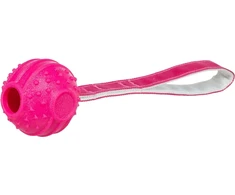 Trixie Soft &amp; Strong kamuoliukas na pasku, žaislas, šuniui, rožinė, TPR, 27 cm