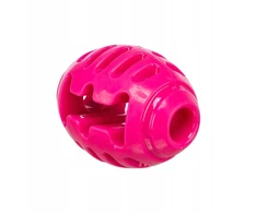 Trixie Soft &amp; Strong kamuoliukas rugby, žaislas, šuniui, rožinė, TPR, 8,5 cm