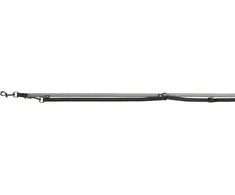 TRIXIE Softline Elegance pritaikomas pavadys, XS-S 2m/15mm, juodas/grafito