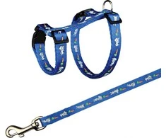 Trixie Petnešos su pavadėliu triušiams, 25–44cm/10mm, 1.25m