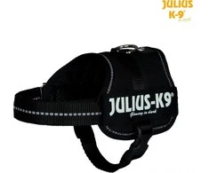 Trixie Petnešos Julius-K9, Mini/M: 51–67 cm, juodos sp.