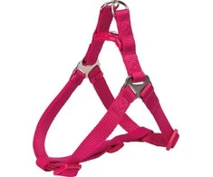 TRIXIE Premium One Touch petnešos, S 40-50cm/15mm, fuksia