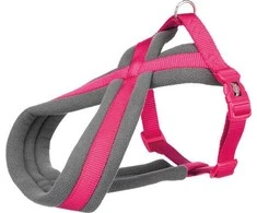 TRIXIE Premium touring petnešos, XS-S 30-55cm/15mm, fuksija