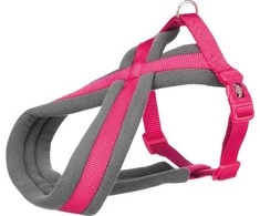 TRIXIE Premium touring petnešos, S-M 40-70cm/20mm, fuksija