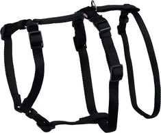 TRIXIE Panic petnešos su apsauga nuo nuo pabėgimo, XS-S 30-40 cm-10 mm, juodos
