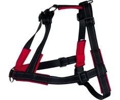 TRIXIE Petnešos Lead'n'Walk Soft, juodos, 65-105cm, L-XL dydžio, 13057