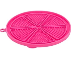 TRIXIE Lick'n'Snack Laižymo lėkštė su siurbtukais, silikonas, 18 cm, rožinė (pak.3)