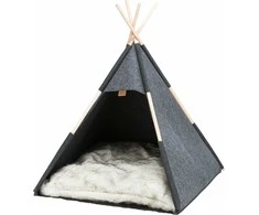 Trixie Tipi uždara šunims / katėms, antracitas, poliesteris, 70 x 70 x 70 cm