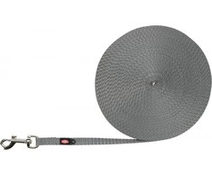 TRIXIE Tracking pavadys, lengvas, XS-S 15 m/10 mm, grafito