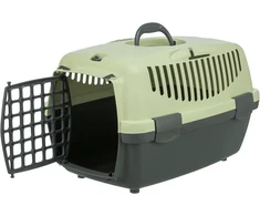 Trixie Transporter Capri 1, šunims, XS: 32 × 31 × 48 cm, tamsiai pilkai pastelinės žalios spalvos