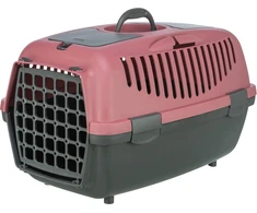 Trixie Transporter Capri 2, šunims, XS–S: 37 × 34 × 55 cm, tamsiai pilka-senkinės rožinės spalvos