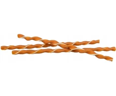 Trixie Twisters, šunų skanėstai, aptraukti žalia oda ir vištiena, 34 cm/40 g, 50 vnt./pak.