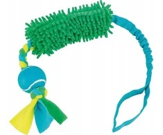 Trixie TX-34705 SZARPAK ŠUNIUI BUNGEE TUGGER su kamuoliu ir šluoste + amortizatorius 85cm