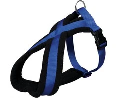 TRIXIE Premium touring petnešos, M-L 50-90cm/25mm, mėlynos