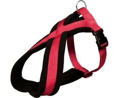 TRIXIE Premium touring petnešos, S 35-65cm/20mm, raudonos