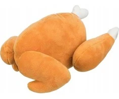 Trixie vištienos kepsnys, žaislas šuniui, pliušinis, 26 cm, su garsu