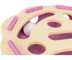 Trixie Whole’n’Roll, žaislas, katėms, gėlės formos, uogų formos, veltinis, 30 × 7,5 cm