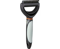 TRIXIE Fur detangler, Grėblys susivėlusiam kailiui, plastm.-metal., 7x18 cm