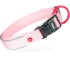 Trixie ZOLUX Obroża šuniui su nylonu premium 25-30 cm/15 mm XXS kol. rožinė