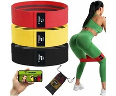 Set of exercise rubber mats - 3 pcs Trizand 25878