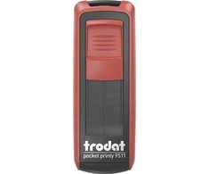 Trodat antspaudas Trodat Pocket Printy 9511 raudonas