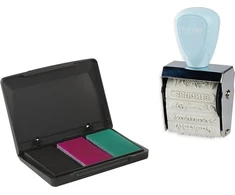 Trodat Stempel Trodat Creative Mini/V5 Pastel Mėlyna + Pagalvėlė 3 spalvos 1129