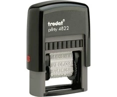 Trodat savaiminio dažymo datos antspaudas 4817 12 įrašų 8mm