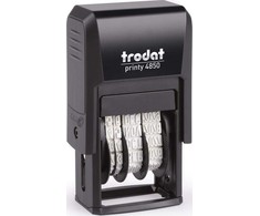 Trodat Stempel Trodat trodat Datumstempel Printy /L2 Lagertext+Kissen bl-raudona 4850