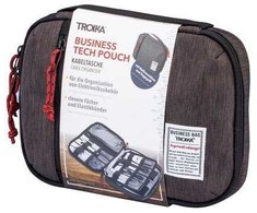 Dėklas Troika TROIKA BUSINESS TECH POUCH organizer Poliesteris Juodas, Pilka