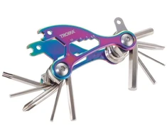 Troika Daugiafunkcis dviračių įrankis Bike Multitool, 18 funkcijų, opalizuojantis (TRBTL15/MC)