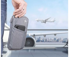 Troika TROIKA Dėklas SAFE FLIGHT grau