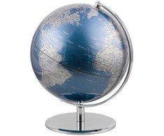 Troika TROIKA Globus PLANET metaliczno-mėlyna sidabrinė