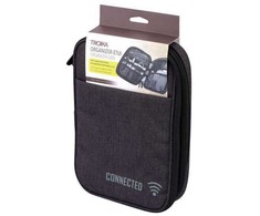 Dėklas Troika TROIKA Kabeltasche CONNECTED dunkelgrau