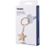 Troika Raktų pakabukas Golden Star, chromuotas, auksinis (TRKR25-07/GO)