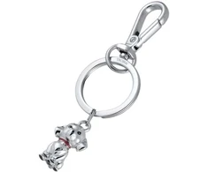 Troika Raktų pakabukas Tiny Puppy, metalinis, sidabrinis (TRKR26-51/CH)