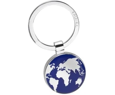Troika Raktų pakabukas Around The World, emaliuotas metalas, mėlynai sidabrinis (TRKR7-52/CH)