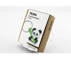 Troika Raktų pakabukas Bamboo Panda, emaliuotas metalas (TRKR10-03/CH)