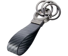 Troika Raktų pakabukas Key-Click Carbon, juodas (TRKR8-02/CB)