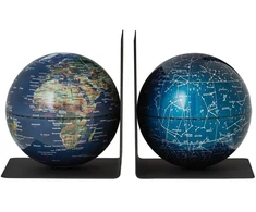 Troika Gaublių rinkinys Bookglobe, skersmuo 13 cm, 2 vnt., žvaigždžių išdėstymas (TRG1303-P2MW/BK)