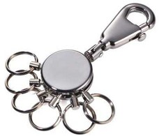 Troika TROIKA Schlüsselanhänger PATENT juodas chrome