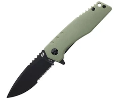 Trollsky Knives Schrade – Sulankstomas peilis Outback – Žalia – 1159312