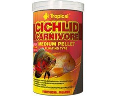 Tropical Cichlid Karnivoras Vidutinės Granulės 1000ml