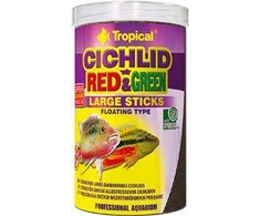 Tropical Cichlid Raudona ir Žalias Large Lašeliai 1000ml